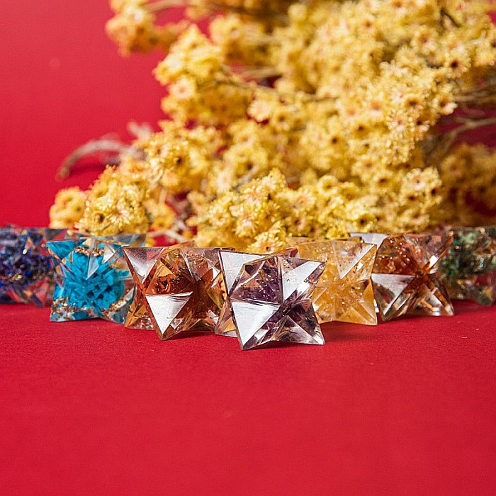 Set orgoni Merkaba 7 Chakre, dimensiune de 25mm [4]