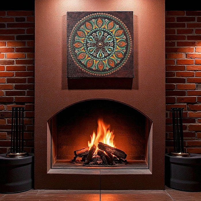 Tablou Mandala Linistea Pamantului – simte calmul si energia blanda a acestui element vital. [3]