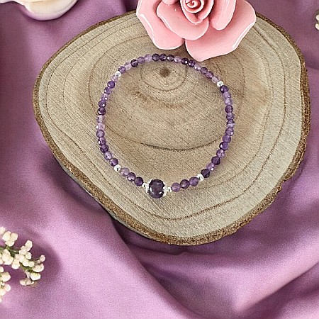 Bratara Ametist femei Sonia cu accesorii din argint 925 [7]