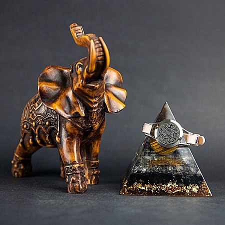 Bratara Aromaterapie, Curea din Piele Ecologica, Roz, Simpla, cu Model Mandala Vibes [5]