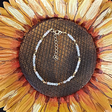 Bratara Boho din cristale de Morganit [1]