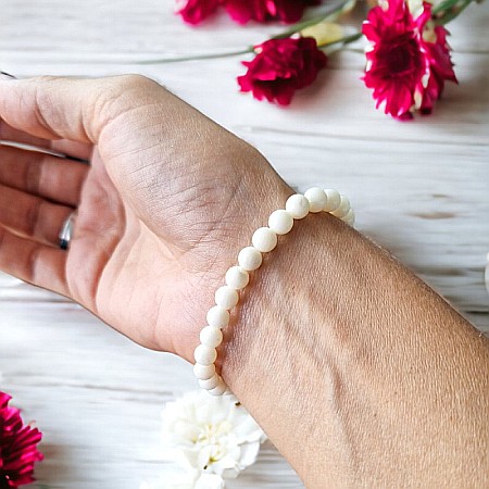 Bratara Coral alb cu accesorii din Argint 925, Daria [3]