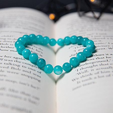 Bratara Barbati Pietre Semipretioase de Amazonit, “Arnav”, Margele de 8 mm [2]