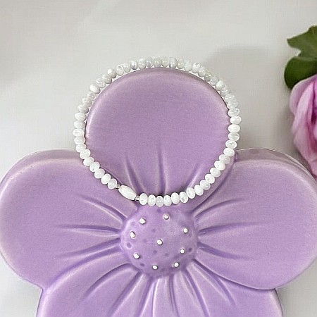 Bratara dama Carolina din sidef de scoica cu accesorii din argint 925 [3]