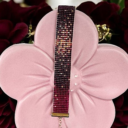 Bratara dama eleganta multistrat din margele miyuki, impletita manual-Molly [6]