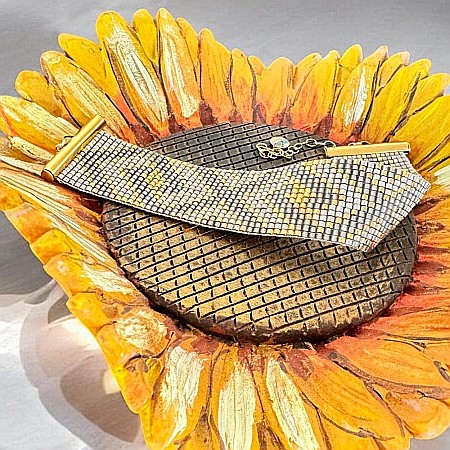 Bratara dama multistrat Helia, impletita manual din margele de nisip Miyuki [4]