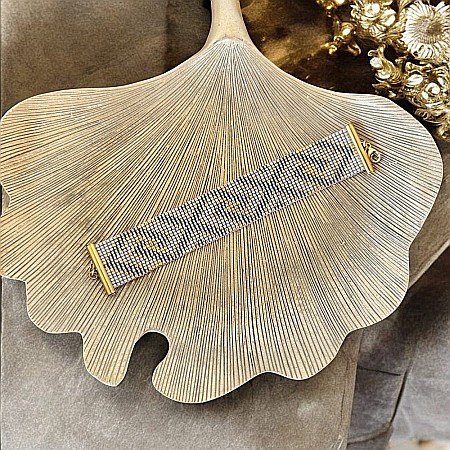 Bratara dama multistrat Helia, impletita manual din margele de nisip Miyuki [2]