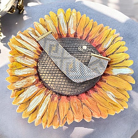 Bratara dama multistrat Helia, impletita manual din margele de nisip Miyuki [3]