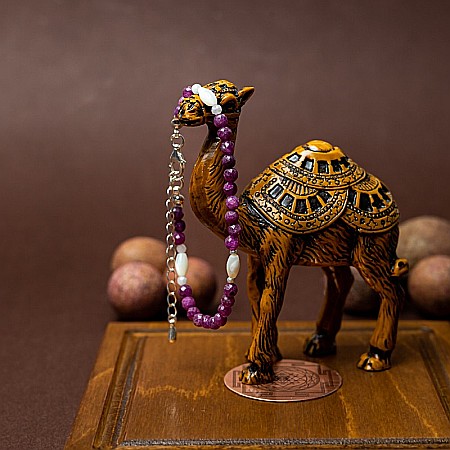 Bratara dama Naveen din pietre naturale de Rubin cu sistem de inchidere din argint 925 [4]