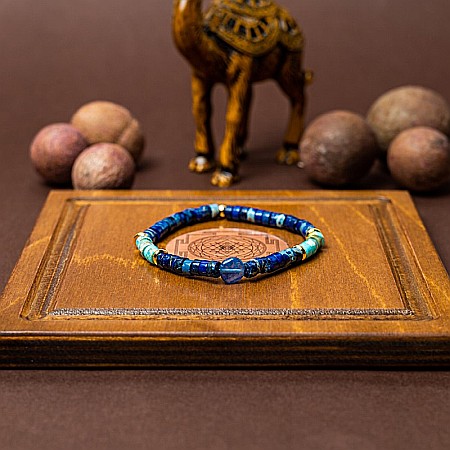 Bratara Dama Nirmay din pietre naturale de Sediment de Jasp si Kyanit [1]