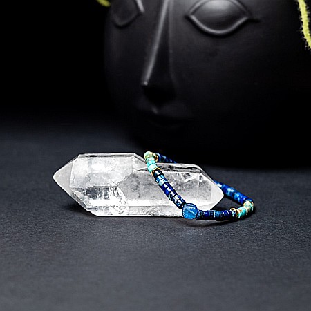 Bratara Dama Nirmay din pietre naturale de Sediment de Jasp si Kyanit [7]