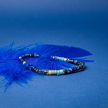 Bratara Dama Nirmay din pietre naturale de Sediment de Jasp si Kyanit [10]