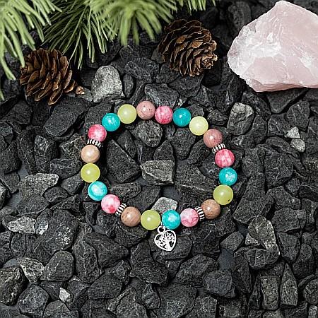 Bratara dama pietre semipretioase Leila, margele de 8 mm [5]