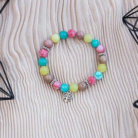 Bratara dama pietre semipretioase Leila, margele de 8 mm [4]