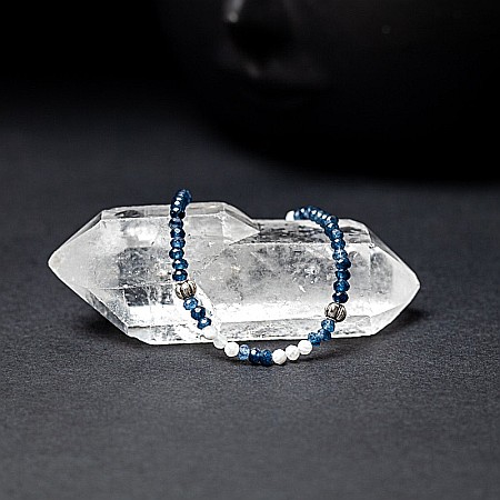 Bratara dama Ravindra din pietre naturale de Safir cu accesorii si sistem de inchidere din argint 925 [1]