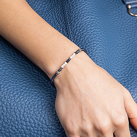 Bratara dama Ravindra din pietre naturale de Safir cu accesorii si sistem de inchidere din argint 925 [11]