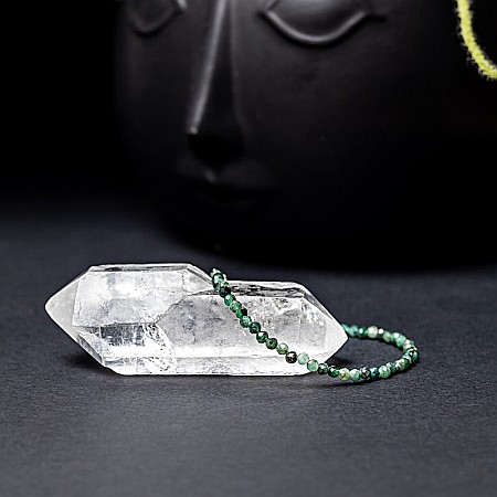 Bratari argint 925 - Bratara dama pietre naturale de Smarald fatetat Memphis cu sistem de inchidere din argint