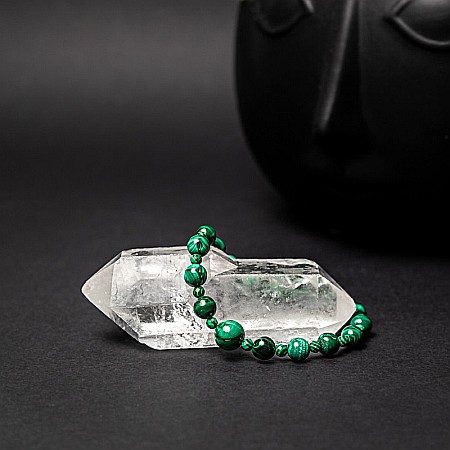 Bratara dama Verdi, din pietre semipretioase de Malachit [6]