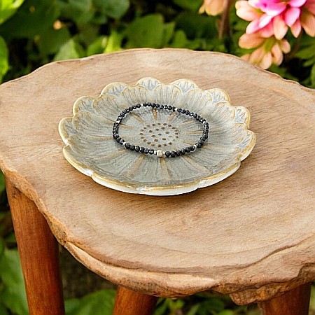 Bratara femei Elaine din Hematit cu Titan cu accesorii din Argint 925 [2]