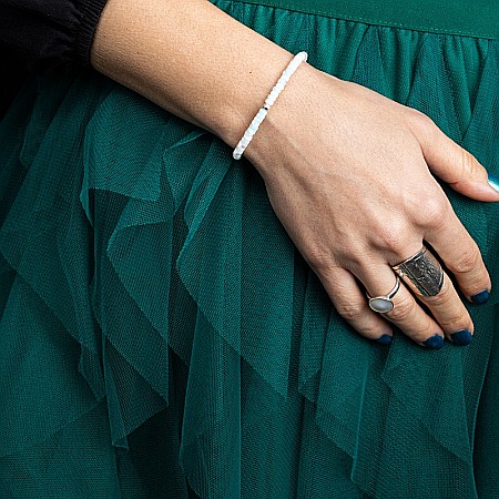 Bratara Femei Tanya din sidef de scoici, accesoriu din argint 925 [11]