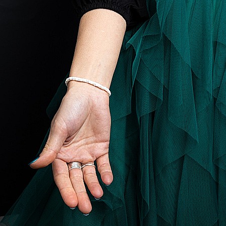 Bratara Femei Tanya din sidef de scoici, accesoriu din argint 925 [10]