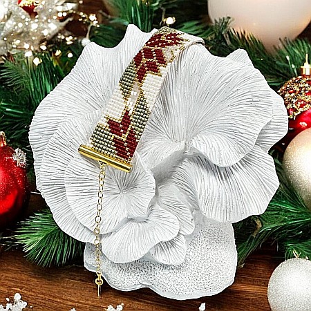 Bratara handmade eleganta, impletita cu Margele Miyuki, Selma [4]