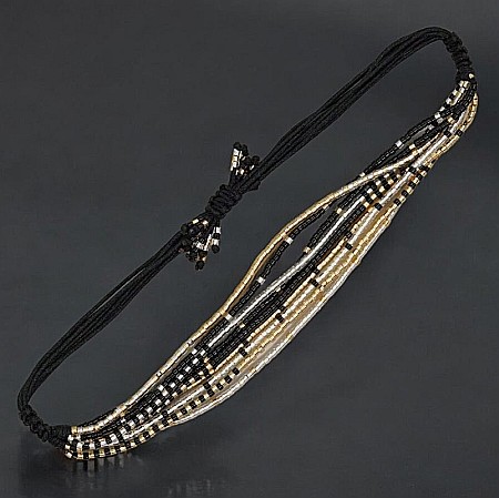 Bratara handmade margele Miyuki pentru femei cu mai multe straturi, pe snur [3]