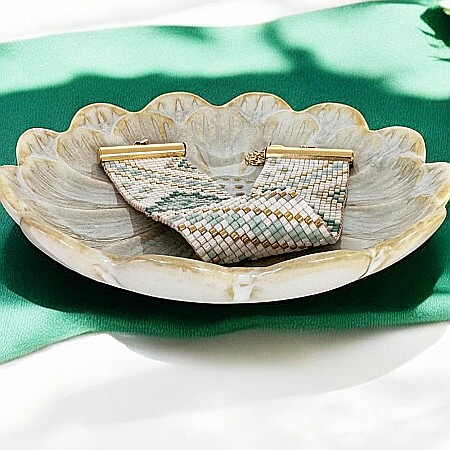 Bratara handmade lata multistrat din margele Miyuki, impletita manual, Amaris [3]