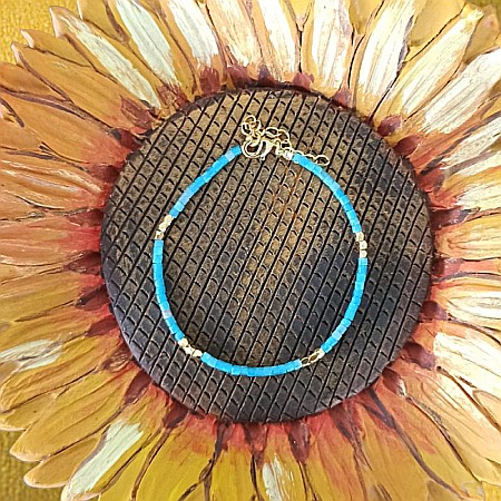 Bratara Tashi din cristale naturale de Kianit [3]