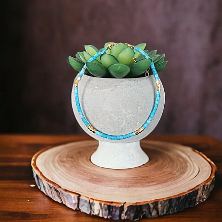 Bratara Tashi din cristale naturale de Kianit [6]