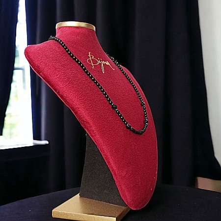 Colier barbati Eran din margele de Onix mat si hematit cu inchidere magnetica [2]