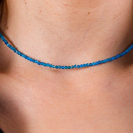 Colier choker Hetal din pietre semipretioase apatit natural [1]