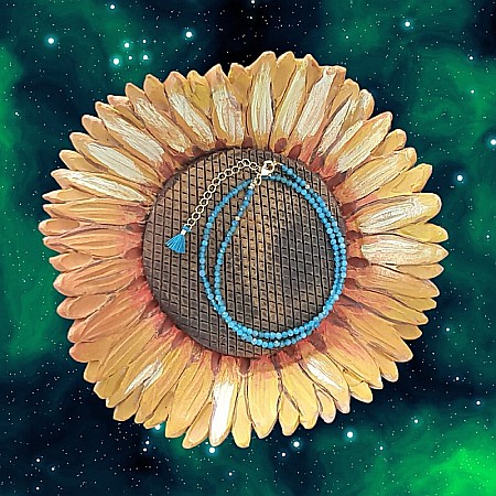 Colier choker Hetal din pietre semipretioase apatit natural [2]