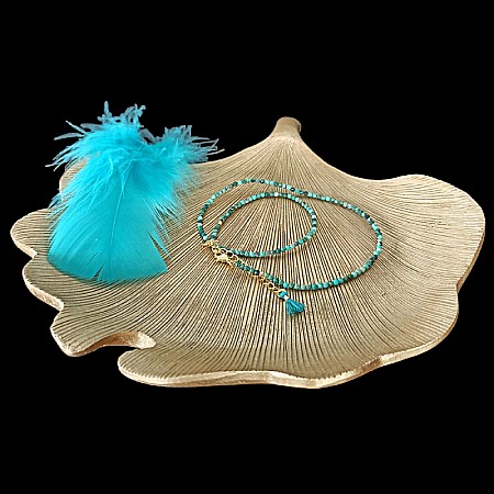 Colier choker Hetal din pietre semipretioase turcoaz natural [3]