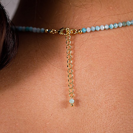 Colier choker Minis pietre semipretioase Amazonit [17]