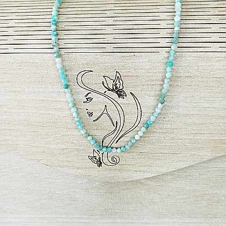 Colier choker Minis pietre semipretioase Amazonit [8]