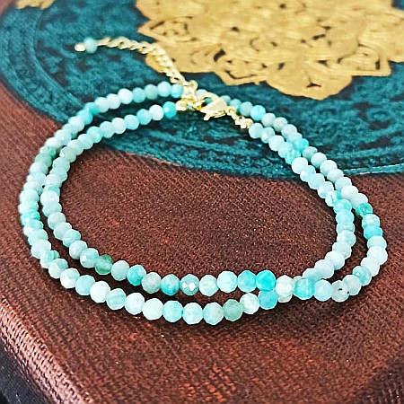 Colier choker Minis pietre semipretioase Amazonit [4]