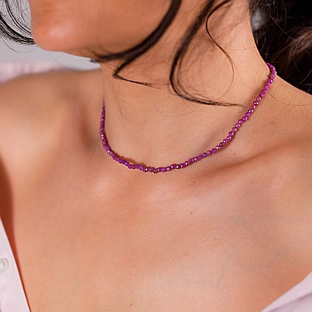 Colier choker Minis pietre semipretioase Caroit