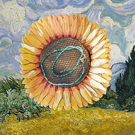 Colier choker Minis pietre semipretioase Crisocola [2]