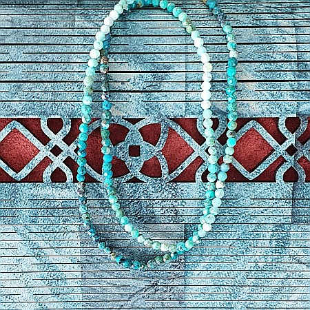 Colier choker Minis pietre semipretioase Crisocola [5]