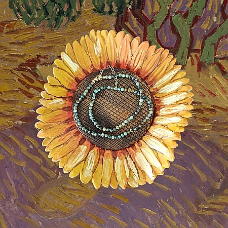 Colier choker Minis pietre semipretioase turcoaz african [2]