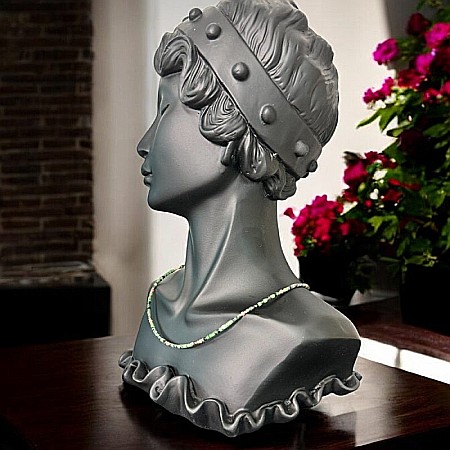 Colier Choker Valer din cristale de Rubin Zoisit, cupru placat cu aur [2]