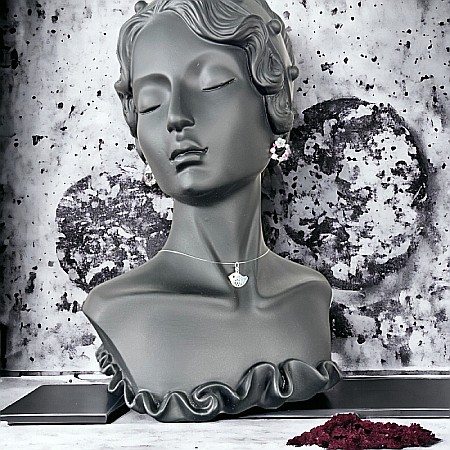 Colier fir transparent cu pandantiv pasare din argint 925 [2]