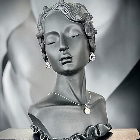 Lanturi / Coliere - Colier fir transparent cu pandantiv scoica cu perla din argint 925