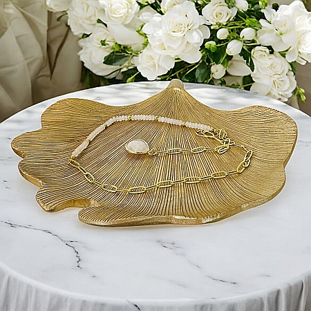 Colier lariat Kira cu piatra lunii in forma de lacrima placat cu aur [7]