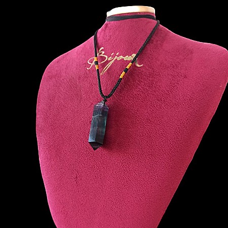 Colier Mani reglabil, cu varf dublu de Fluorit [3]