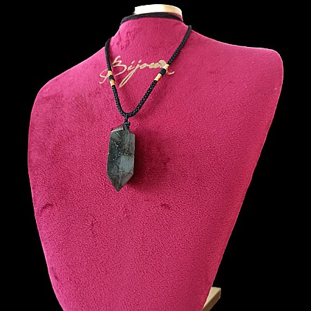 Colier Mani reglabil, cu varf dublu de Labradorit [6]