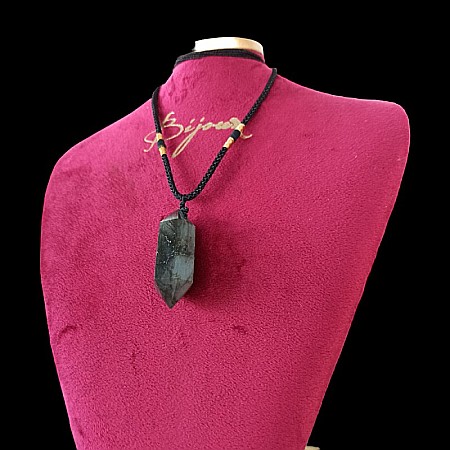 Colier Mani reglabil, cu varf dublu de Labradorit [1]