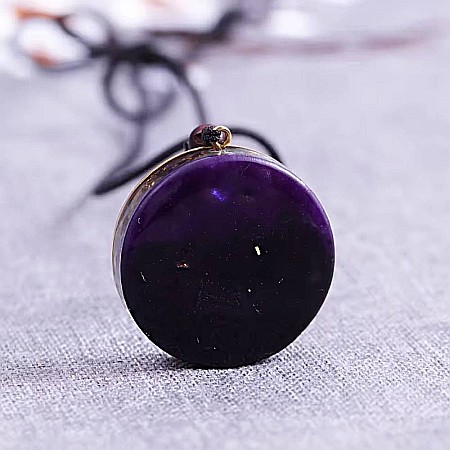 Colier orgonit Etan cu cristale de turcoaz și ochi de tigru - Generator de energie [5]