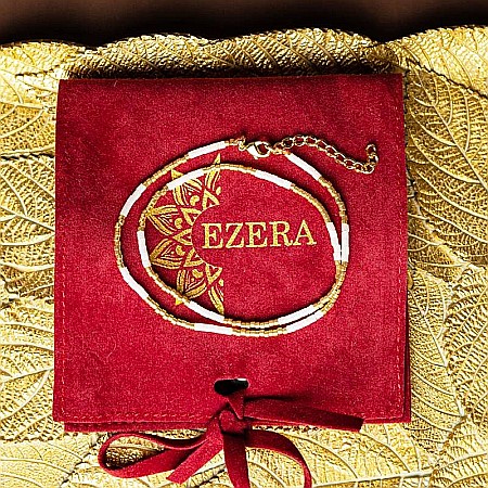 Colier pietre semipretioase Cuart Roz, choker pietre naturale elegant Vania cu Sunstone Miyuki Seed, placat cu aur 18 K [2]